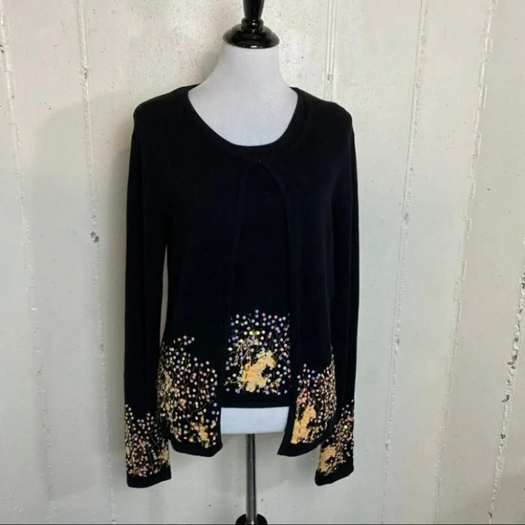 La cite’‎ M black & sequins sweater & tunic set - Picture 3 of 7